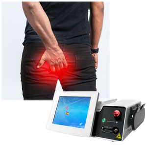 Sistema de Láser de Diodo para Endoscopia Anal para Hemorroidectomía 980nm 1470nm Equipo de Cirugía Mínimamente Invasiva Hemorroides Fístula - Product Image 1