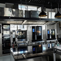 Four à vapeur combiné de comptoir, petit four électrique à 6 plateaux, à convection, avec commande tactile, pour boulangerie, usage professionnel