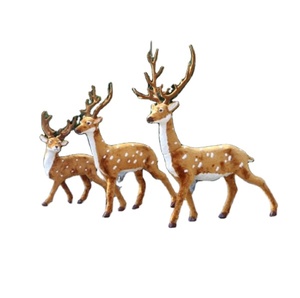 Reno Navideño Artificial Realista <span class=keywords><strong>de</strong></span> Tamaño Natural para Exteriores, Adorno <span class=keywords><strong>de</strong></span> Ciervo Grande 2025 - Product Image 3