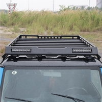 TELLIKA suzuki jimny galerie de toit porte-bagages Cargo porte-bagages panier boîte de transport en métal avec Kit d'éclairage LED pour Suzuki Jimny JB74