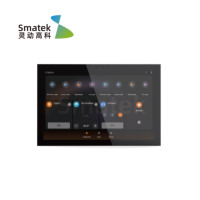 2026 Intelligent Building Smart Home Hub T10PE Layar Sentuh 10-Inci Berbahan Logam Ethernet Zigbee Kabel PC Otomatisasi Rumah Aplikasi