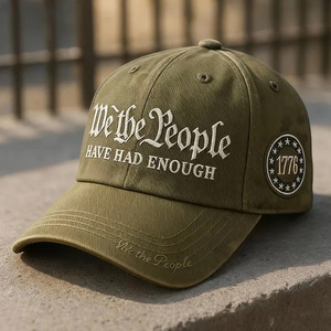 Cappellino Vintage per il 250° Anniversario degli USA con Scritta 'We the People Have Had Enough' - Product Image 5