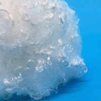 Remplissage en fibre de couleur blanche directe d'usine farce fibre de polyester recyclé vierge fibre de polyester de silicone