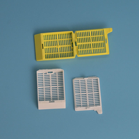 Cassette d'incrustation pour biopsie tissulaire jetable en plastique pour usage en laboratoire, pour la pathologie