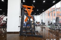 Máquina de remo iso-lateral con carga de placas para gimnasio, equipo comercial para entrenamiento de espalda