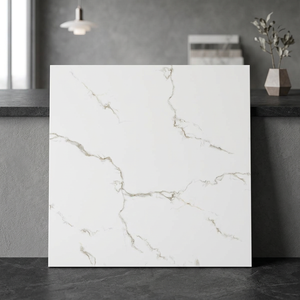 Aramani Mellow Granite Look 600x600mm Glossy Porcelain Tiles Grey Luxury Interior Flooring Design - Product Image 3