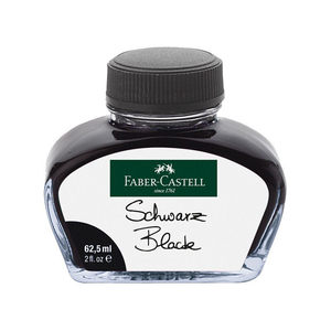 <span class=keywords><strong>Encre</strong></span> pour stylo-plume <span class=keywords><strong>Faber</strong></span>-<span class=keywords><strong>Castell</strong></span> officielle authentique non carbonique, noire/bleue, 625 ml, séchage rapide, anti-colmatage - Product Image 2