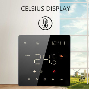 Kabelloser Intelligenter Thermostat für Wasserbasierte Fußbodenheizung Hydroniksystem mit WiFi Zigbee RS485 Energiesparende Steuerung - Product Image 4