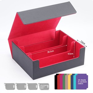 Boîte de rangement pour cartes en plastique en forme de coquille, plateau à cartes avec une grande capacité supplémentaire pour les cartes Pokémon <span class=keywords><strong>Yu</strong></span> <span class=keywords><strong>Gi</strong></span> <span class=keywords><strong>Oh</strong></span> - Product Image 4
