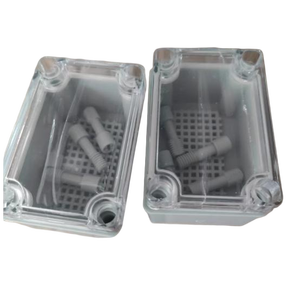Caja impermeable de plástico ABS tipo F, caja de botones de distribución de monitoreo exterior, terminal exterior sellado a prueba de agua - Product Image 1