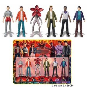 Figuras de PVC de 4 pulgadas de <span class=keywords><strong>Stranger</strong></span> <span class=keywords><strong>Things</strong></span> Temporada 5, estilo 6, mercancía de cine y TV, modelo de kit de garaje, llavero, caja sorpresa transfronteriza - Product Image 5