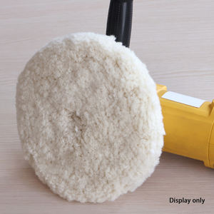 Tampone per Lucidatura in Lana Morbida da 8 Pollici, Filettatura 5/8-11, Tamponi in Lana 100% Naturale, Tamponi per Lucidatura in Lana a Doppia Faccia per Finitura Auto e Mobili - Product Image 3
