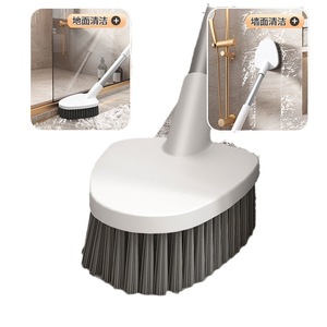 Ensemble de brosses de toilette avec support, manche long, design ergonomique pour le nettoyage de la salle de bain - Product Image 4