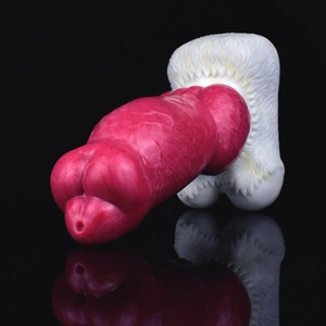 ของเล่นทางเพศสำหรับผู้หญิง 18+  ดิลโด้ซิลิโคน YOCY สีเนื้อเหมือนจริง พร้อมจุกสุญญากาศ ดิลโด้แบบมีปมสำหรับสอดใส่ทางทวารหนัก ดิลโด้รูปทรงสัตว์ ดิลโด้รูปทรงสุนัข ขนาดใหญ่ - Product Image 5