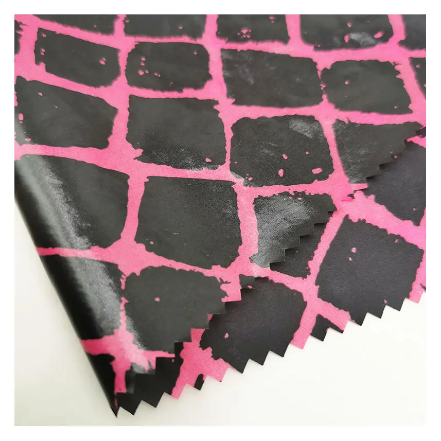 High Quality 100% Nylon 380T Taffeta Fabric Bright Pu Coating Fabric Printed Taffeta Fabric for Umbrella Raincoat