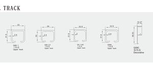 गर्म उत्पादों फिसलने दरवाजा पिछलग्गू पहिया और दरवाजा शॉवर रोलर्स पहियों - Product Image 3