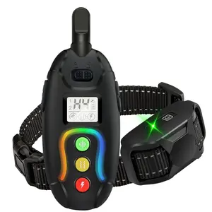 2023 Best Selling Electric Training Collar Rechargeable Waterproof Remote Control Anti Barking Collar for Dogs