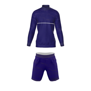 Sudadera Cálida Personalizable con Cuello Alto y Pantalones Cortos, Hechos en Italia, Poliéster, Sublimación, Diseño Personalizado, Secado Rápido, para Hombre, Primavera - Product Image 1