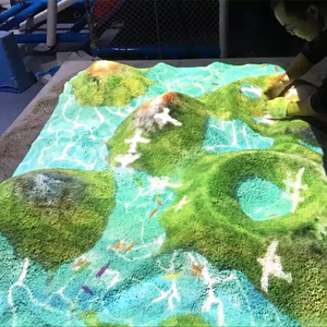 3D interattivo interno/esterno AR sabbia magica e acqua tavola oasi Mini arte cinetica tavolo di sabbia con sabbia in movimento per la scuola - Product Image 6