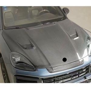 2018-2023 Carbon Fiber <b>Engine</b> <b>Hood</b> Dry Carbon New Front Bumper Front Position for Cayenne Upgrade 9YA MSY - Product Image 5