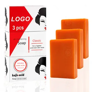 OEM Packaging fatto a mano Kojie San sapone da bagno Hotel sbiancante sapone acido kojico