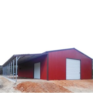 Bộ Kho Chứa Nhà Để Xe Dạng Mô-đun Lắp Ghép Dễ Dàng Kết Cấu Thép Nhà Kho Rộng <span class=keywords><strong>30</strong></span> Cửa Hàng Với Mái Che - Product Image 1