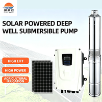 Système de pompe à eau submersible solaire et électrique pour puits profond avec contrôleur MPPT, télécommande agricole
