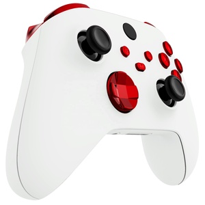 Boutons de remplacement chromés rouges personnalisés pour manettes Xbox Series X S : gâchettes, D-pad, ABXY, Start, Retour, Synchronisation, Partager - Product Image 2