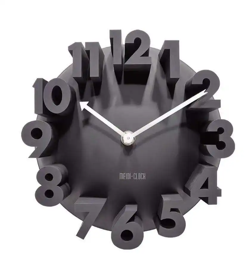 3D Round Quartz Wall Clock