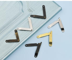 Charnière de porte d'armoire en fer, design industriel moderne, durable, installation facile, cuisine, salon, école, chambre, hôpital, salle de bain - Product Image 3