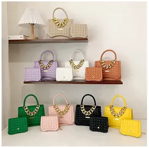 Wholesale alibaba-online-shopping clearance hand bag sets colorful mosaic  handbag female women hand bags set From m.