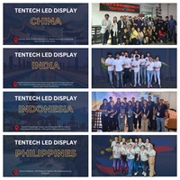 Écran de mur vidéo LED haute définition P2.5 P3 P4 P5 P6 écran d'affichage LED extérieur panneau de mur vidéo LED