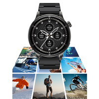 Montre intelligente GPS L7 AMOLED 1,52 pouces en alliage de zinc, étanche IP68, positionnement GPS L1, fréquence cardiaque, pression artérielle, 170 modes sportifs