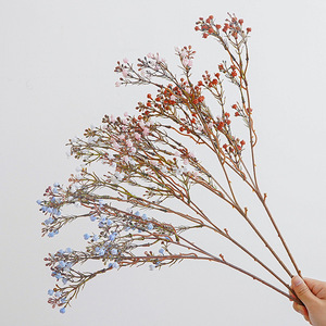 <b>Artificial</b> Baby's Breath Flowers Single Stem Blue White Pink Orange PVC Wedding Decor Home Ornament <b>Bouquet</b> Arrangement - Product Image 2