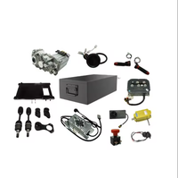 SiAECOSYS AC 4000W 72V Mid Drive Motor avec kits de moteur électrique à batterie au Lithium pour E-tuktuk