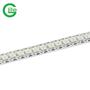 Striscia <span class=keywords><strong>LED</strong></span> Digitale Indirizzabile Glite WS2812 RGB 144LED/m DC5V IP20 con Chip SMD5050, Controllo Remoto per Hotel - Product Image 4