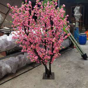 Pianta artificiale in vaso <span class=keywords><strong>di</strong></span> <span class=keywords><strong>pesco</strong></span> artificiale <span class=keywords><strong>di</strong></span> plastica - Product Image 1