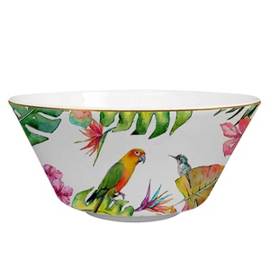 Plato de Cena para Boda con Diseño Tropical de Selva, Patrón Exquisito, Color Personalizado, Venta al Por Mayor - Product Image 3