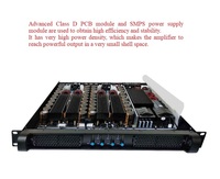 Haut-parleurs hybrides numériques et amplificateurs de mixage, puissance professionnelle de 10000 Watts