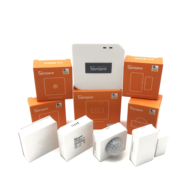 SONOFF Zigbee Gateway Sensor Mini Switch to Control Light Switch, Smart Home Can Be Used with EWeLink APP SONOFF Zigbee Bridge