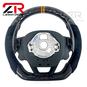 Accessoires intérieurs de voiture, volant sport en suède et fibre de carbone personnalisé pour SEAT Cupra Leon Ibiza <span class=keywords><strong>Arona</strong></span> - Product Image 6