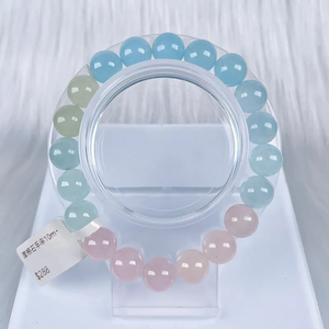 hot sale Luxury 10Mm Morganite <b>Bracelet</b> With Pastel Pink Shades For Gentle Energy And Calmness - Product Image 1