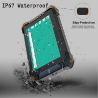 Lilliput 800 IP67 a prueba de agua 7 pulgadas NITs tableta Industrial de alto brillo compatible con sistema Android Linux 4G GNSS NFC