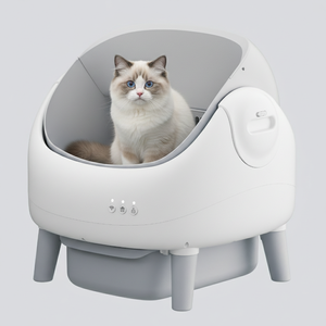 Mini Sanitário Automático para Gatos com Sensor Inteligente, Limpeza e Gestão via APP, Compacto e que Economiza Espaço - Product Image 1