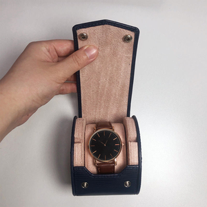 Factory Direct Luxury Roll <b>Watch</b> Box with Velvet lining,Custom logo 1 to 3 slots Travel Portable <b>Watch</b> <b>Case</b>,<b>watch</b> travel <b>case</b> - Product Image 1