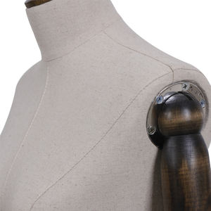 Mannequin Femme Magasin Fashion Half Body Mannequins Torso FiberGlass <strong>Wooden</strong> Knuckle Hand <strong>Clothes</strong> Display Female Mannequins - Product Image 5