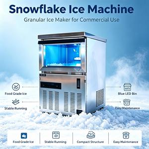 Machine à glace en flocons commerciale, machine à glace en flocons de qualité alimentaire, équipement de fabrication de glace pour cafétéria, bar - Product Image 2