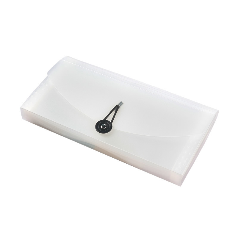 Creativity PP expanding file bag multi-functional elastic bill bag with label file package ticket folder