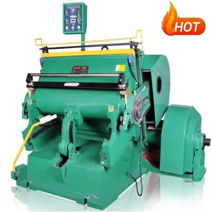 Manual Corrugated Cardboard Die Cutter And Creasing Machine / Caja De Carton