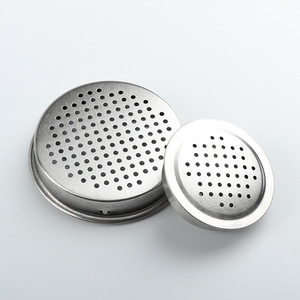 Jinnate Stainless Steel Perforated Mesh Ventilation Cover For Cabinet Doors Round With Holes - Product Image 2